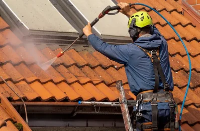 Démoussage et hydrofuge de toiture à Arquenay